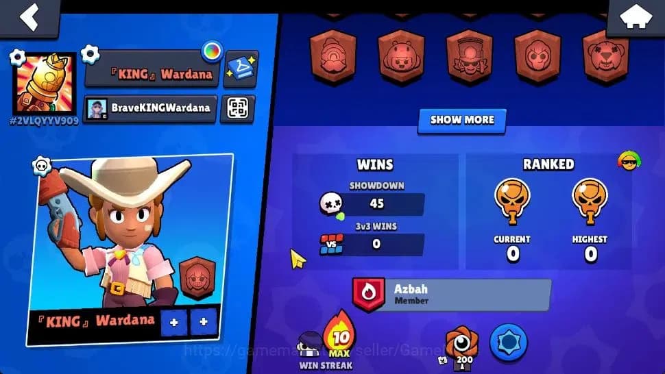 Brawl Stars Accounts 1012 Trophy | 14 Brawlers 2 Max Lv (Shelly, Penny) image 3