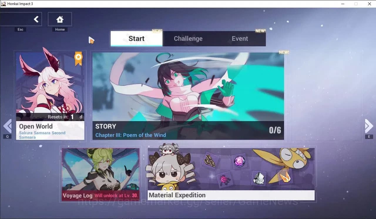 Honkai Impact 3rd Accounts SEA Lvl 23|Starter|13905 Crystal|1 Full Set (Raide image 10