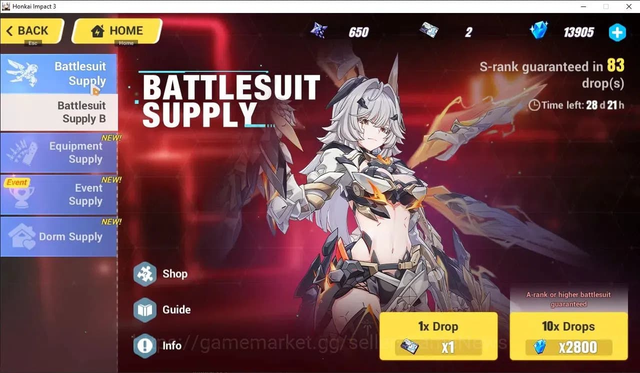 Honkai Impact 3rd Accounts SEA Lvl 23|Starter|13905 Crystal|1 Full Set (Raide image 11