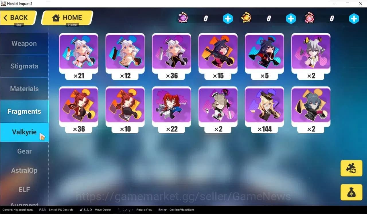 Honkai Impact 3rd Accounts SEA Lvl 23|Starter|13905 Crystal|1 Full Set (Raide image 9