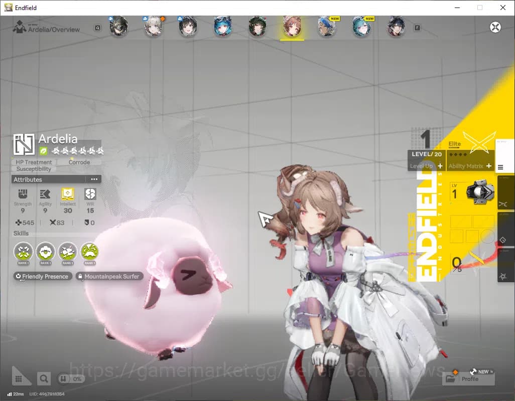Arknights: Endfield Accounts ASIA|STARTER|Lv2|SSR3 (1Limit)+ 8(*5Operator)|Zhua image 4