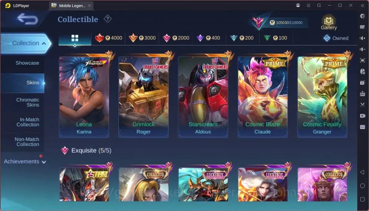 Mobile Legends: Bang Bang Accounts GLOBAL Hero 132 Skin 356|Legend Gusion|Prime Grang image 10