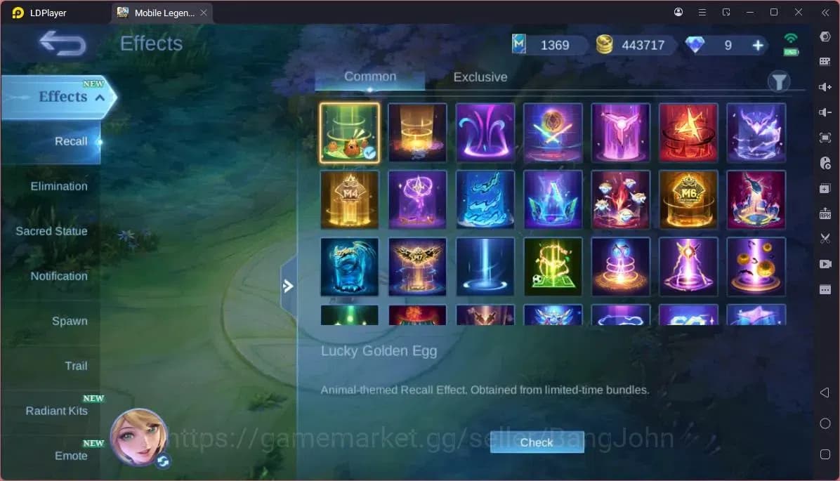 Mobile Legends: Bang Bang Accounts GLOBAL Hero 132 Skin 356|Legend Gusion|Prime Grang image 14
