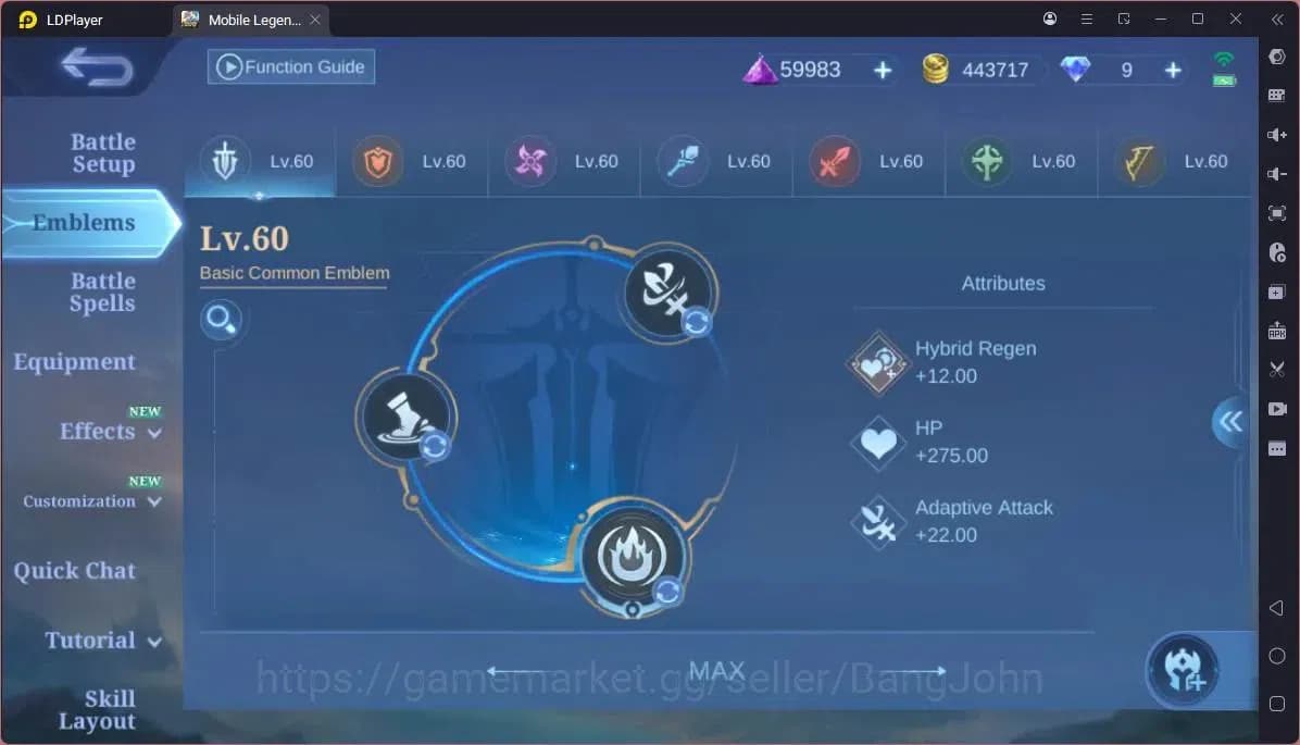 Mobile Legends: Bang Bang Accounts GLOBAL Hero 132 Skin 356|Legend Gusion|Prime Grang image 15