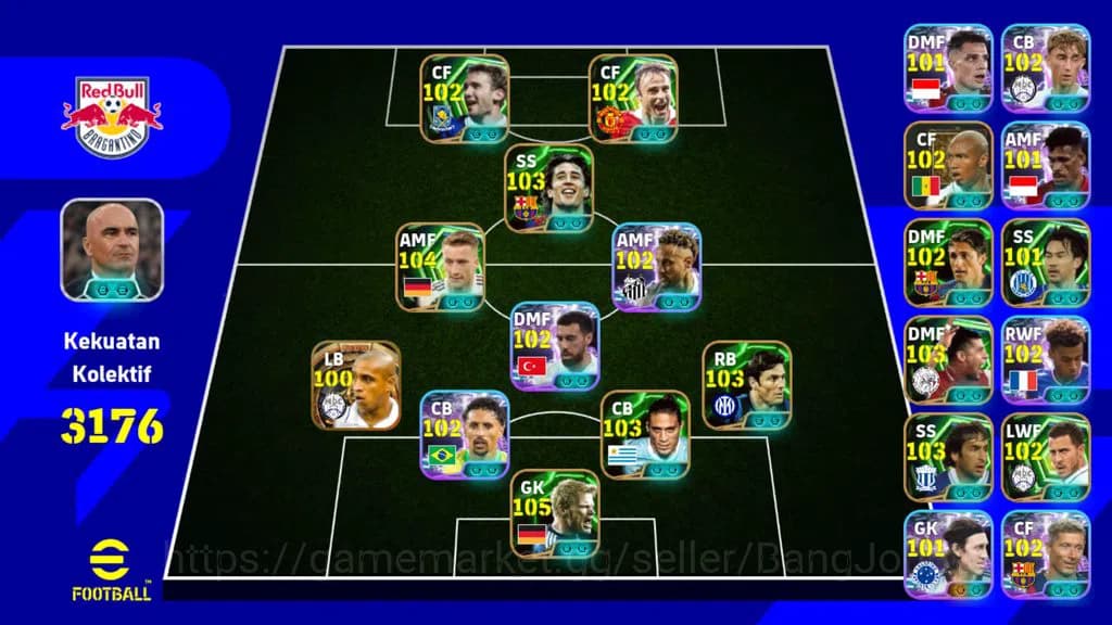 eFootball Accounts Android|Pw 3176|Reus epic,palupessy show,kambuaya image 1