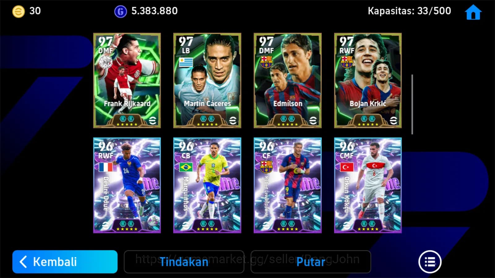 eFootball Accounts Android|Pw 3176|Reus epic,palupessy show,kambuaya image 5