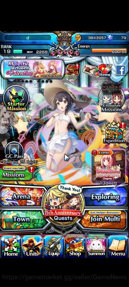 Grand Summoners Accounts Global|Rank 19|9 Ascend|ChloeTW,Summer Miyu,Hallow image 1