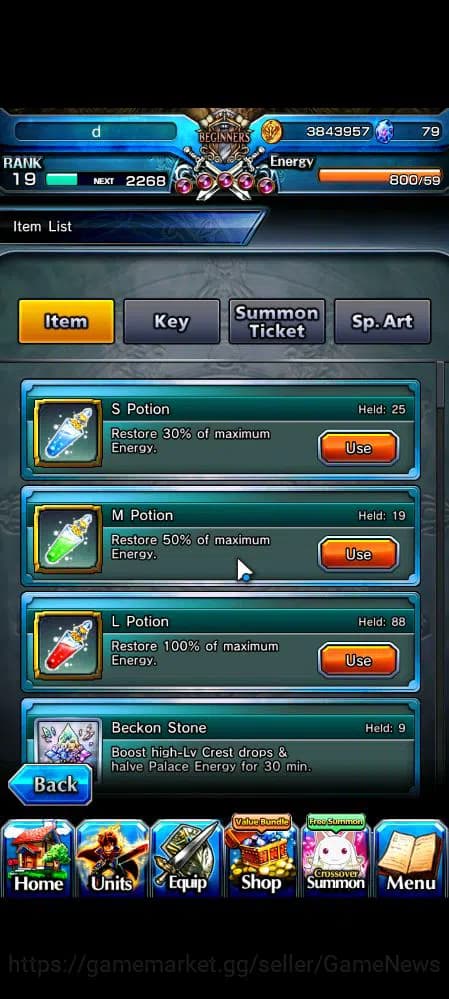 Grand Summoners Accounts Global|Rank 19|9 Ascend|ChloeTW,Summer Miyu,Hallow image 2