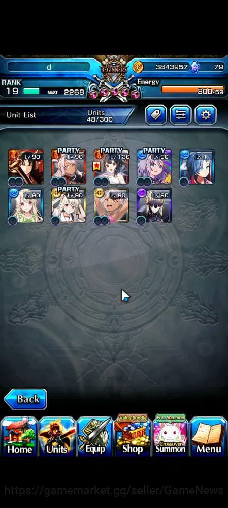 Grand Summoners Accounts Global|Rank 19|9 Ascend|ChloeTW,Summer Miyu,Hallow image 4