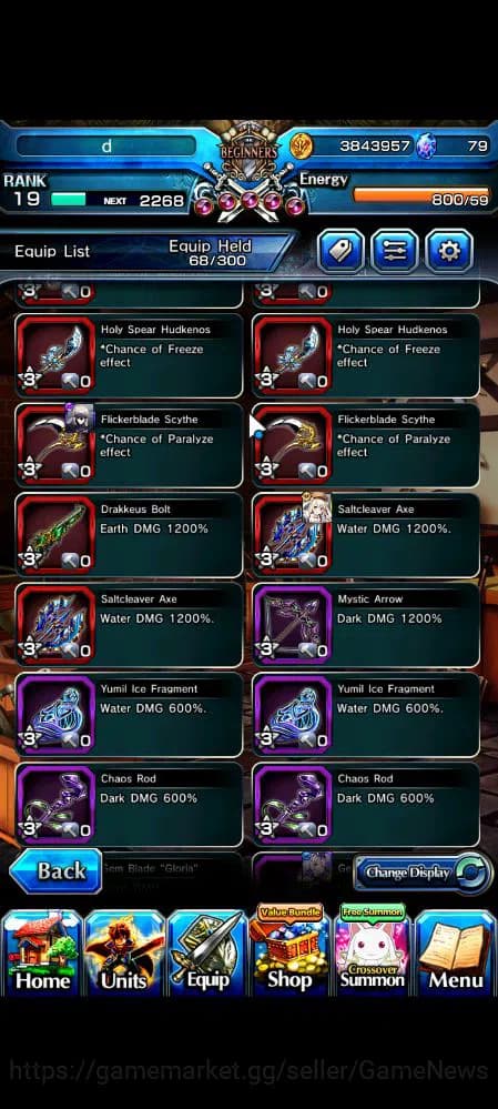 Grand Summoners Accounts Global|Rank 19|9 Ascend|ChloeTW,Summer Miyu,Hallow image 7