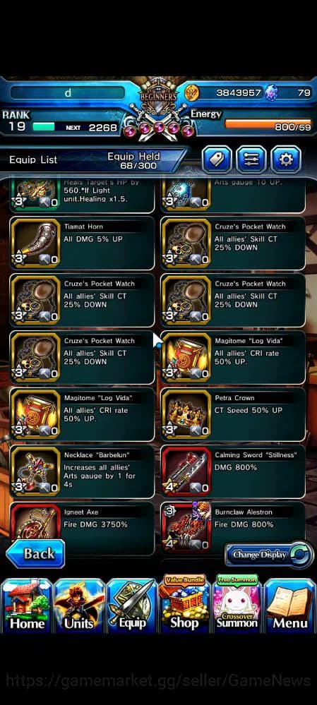 Grand Summoners Accounts Global|Rank 19|9 Ascend|ChloeTW,Summer Miyu,Hallow image 9