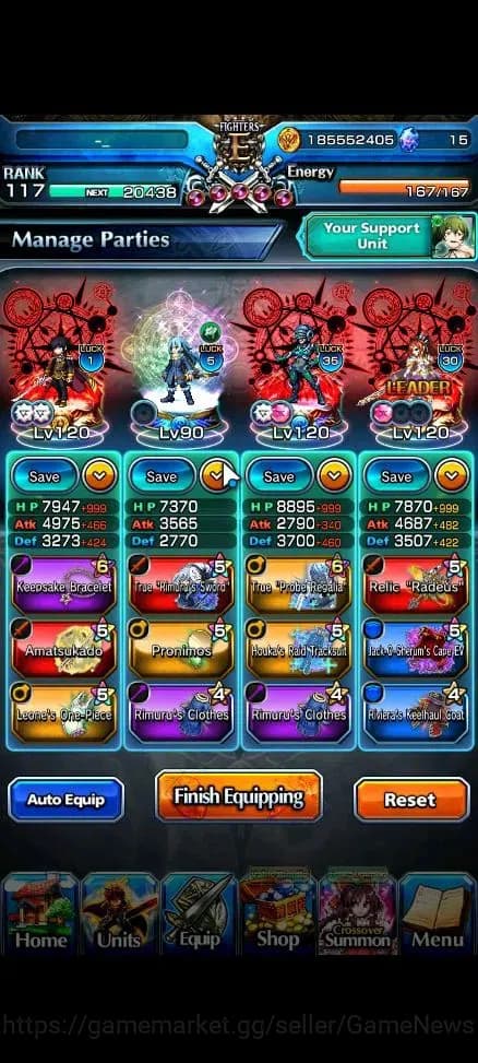 Grand Summoners Accounts Global|Rank 117 |19 Ascend+6 TW|[S Miyu,Inumuta,Mo image 3
