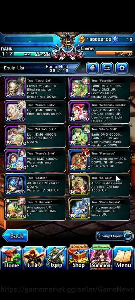 Grand Summoners Accounts Global|Rank 117 |19 Ascend+6 TW|[S Miyu,Inumuta,Mo image 6