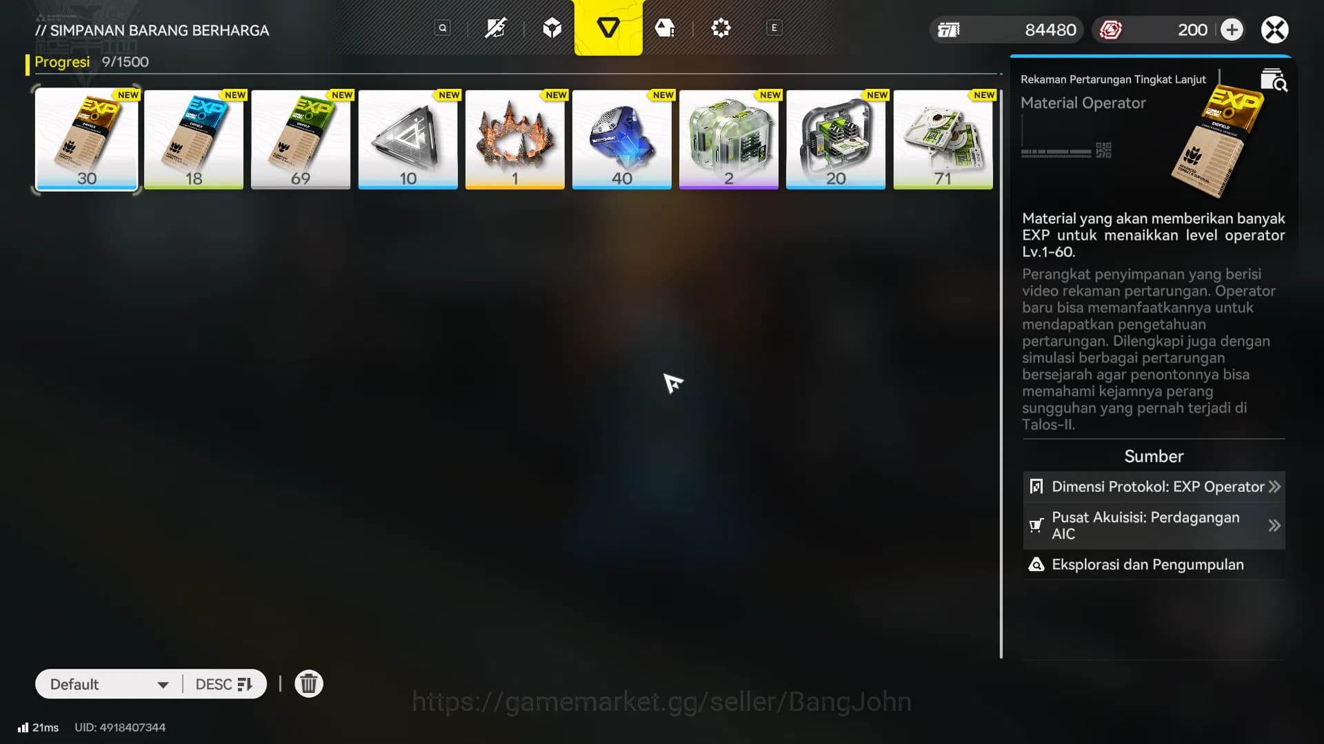 Arknights: Endfield Accounts Starter Fresh | ASIA | SSR Last Rite | SSR Weapon image 4