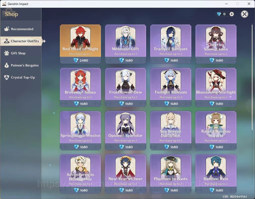 Genshin Impact Accounts ASIA|AR 41|1 limit| Chasca, Keqing,etc|MC Female|C image 4