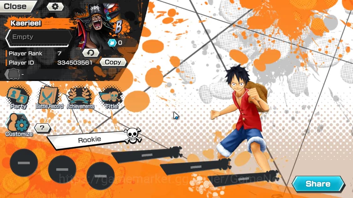 One Piece Bounty Rush Accounts Global|5EX|AKP King,MWD Luffy,BMO Kaido,T4Emperor image 2