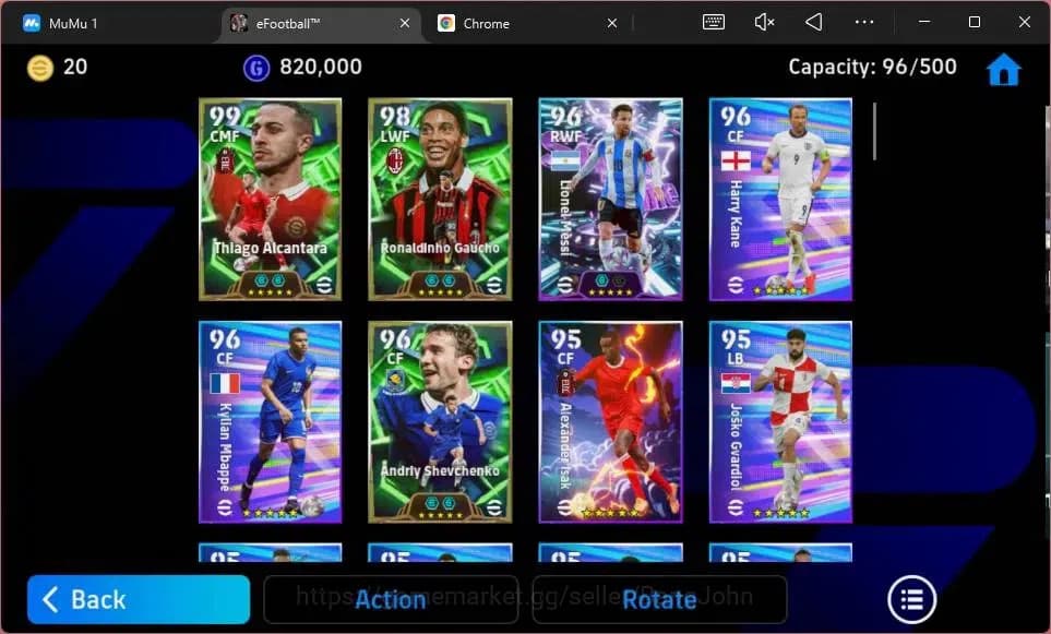 eFootball Accounts ANDROID|PW 3006|Epic Thiago Alcantara,Ronaldinho G image 5