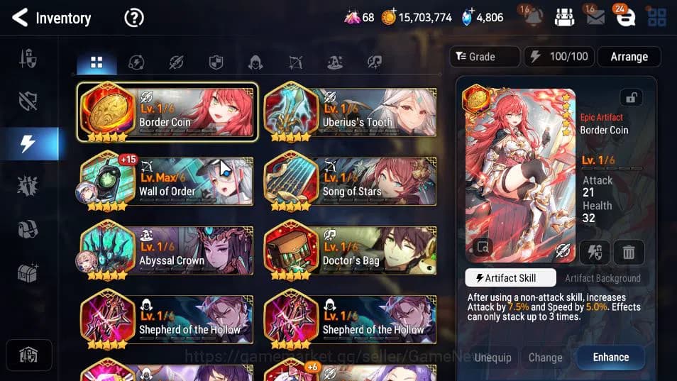 Epic Seven Accounts GLOBAL UNVERIF|4 ML(SB Aramintha,SOT Snow,BM Haste image 11