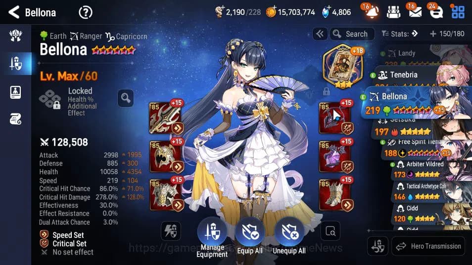 Epic Seven Accounts GLOBAL UNVERIF|4 ML(SB Aramintha,SOT Snow,BM Haste image 5