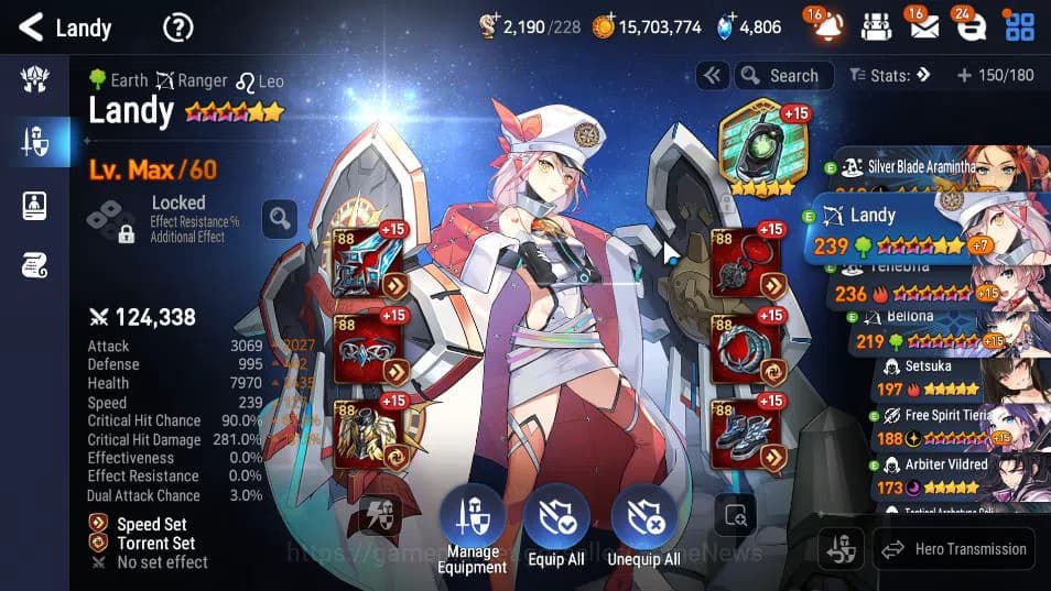 Epic Seven Accounts GLOBAL UNVERIF|4 ML(SB Aramintha,SOT Snow,BM Haste image 6