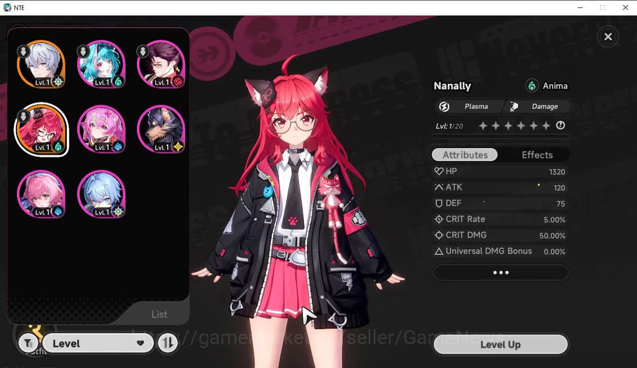 Neverness to Everness Accounts GLOBAL EU |HL 4| 1 SSR Limited Nanally A1 | 6 SR [ image 2