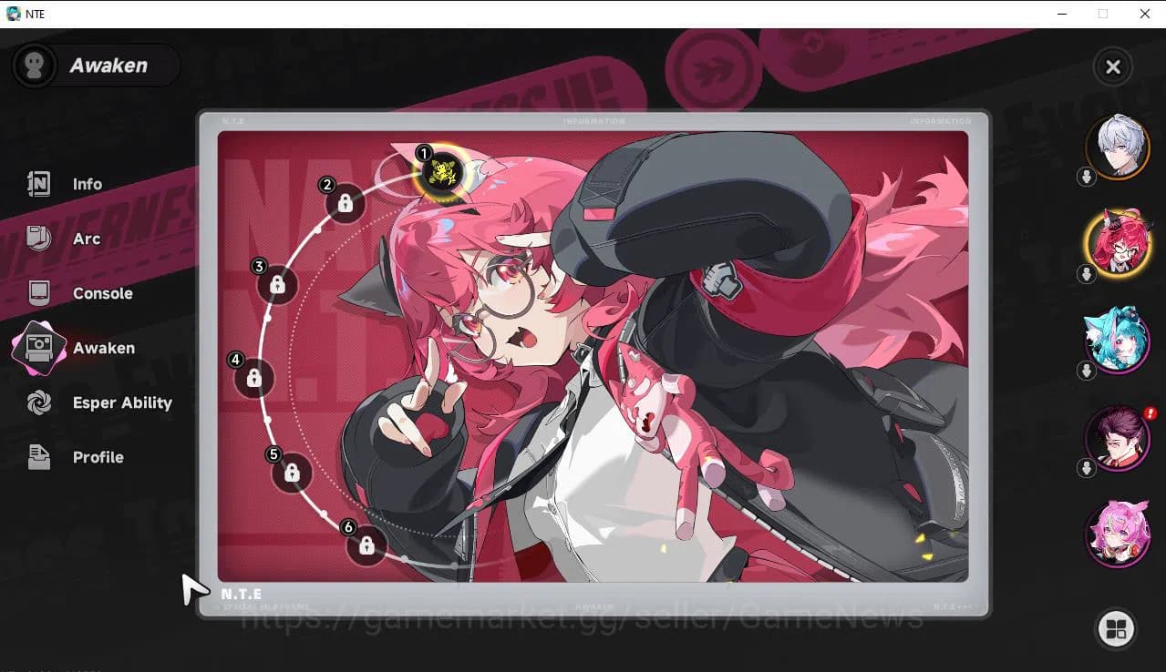 Neverness to Everness Accounts GLOBAL EU |HL 4| 1 SSR Limited Nanally A1 | 6 SR [ image 3