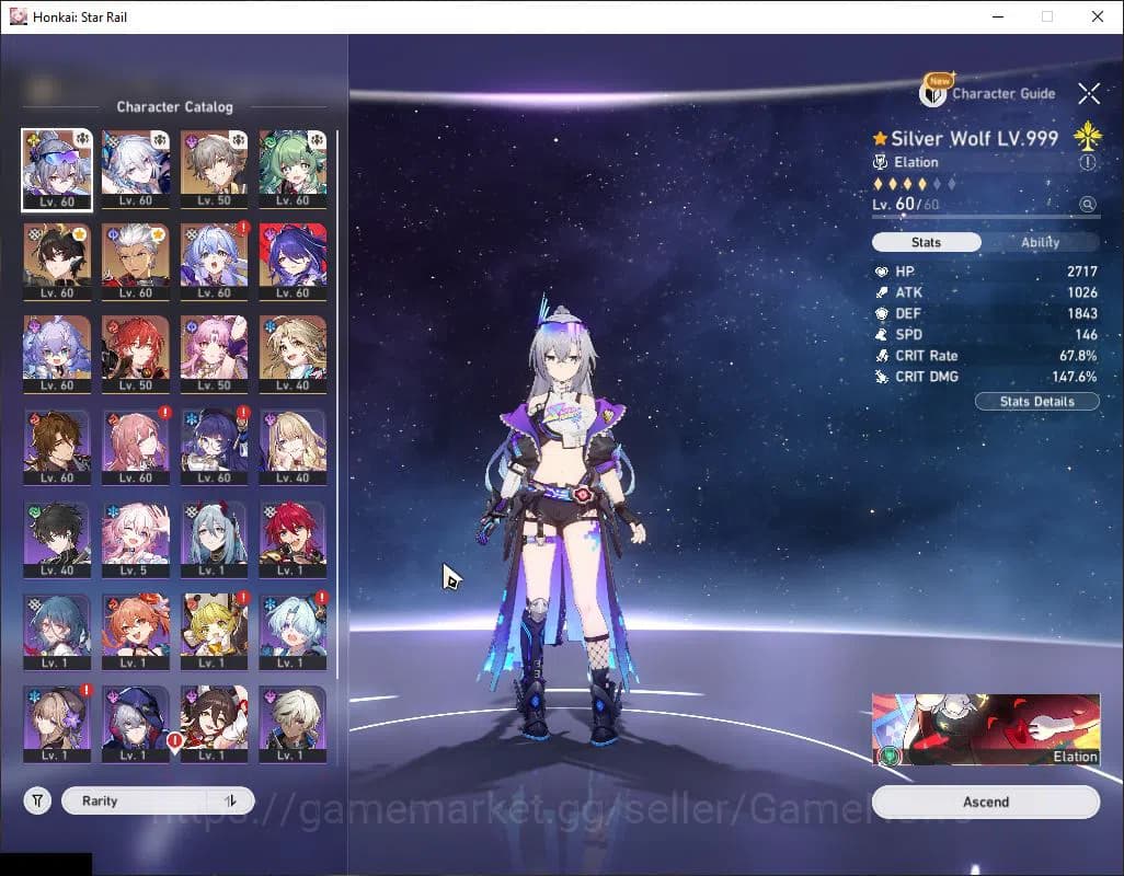 Honkai Star Rail Accounts ASIA|TL 48|7 Limited|SW 999,Yao Guang,Huohuo,Acher image 10