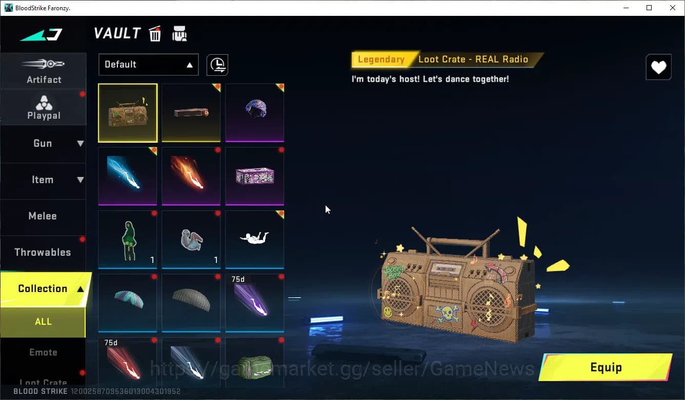 Blood Strike Accounts ASIA|Collab 7DS [M700-Elizabeth,AK47,Karl98K,QBZ95 image 3