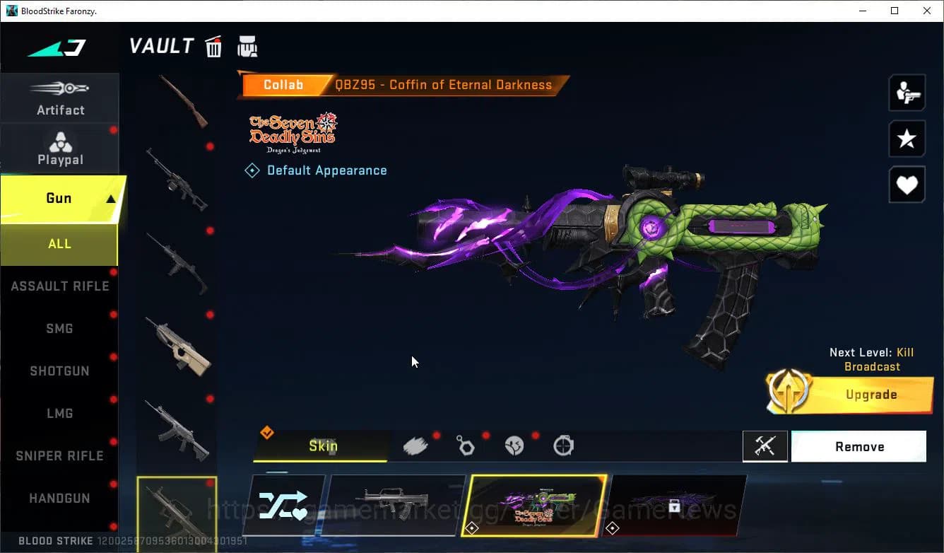 Blood Strike Accounts ASIA|Collab 7DS [M700-Elizabeth,AK47,Karl98K,QBZ95 image 6