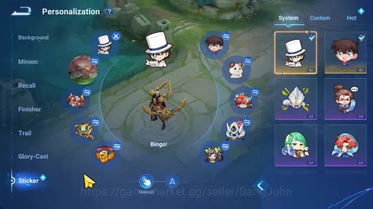 Honor of Kings Accounts Global HR112 SK230 |1 Mythic Stone|Conan Marcopolo image 1