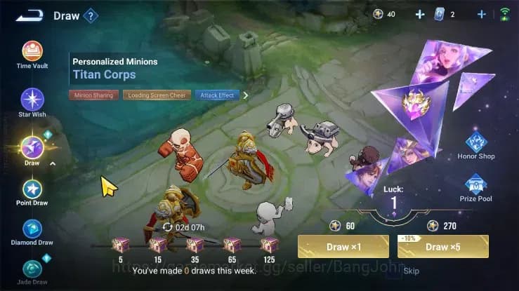 Honor of Kings Accounts Global HR112 SK230 |1 Mythic Stone|Conan Marcopolo image 10