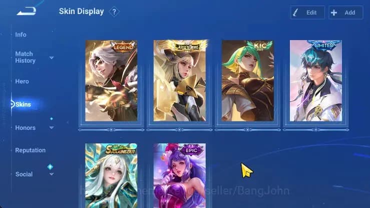Honor of Kings Accounts Global HR112 SK230 |1 Mythic Stone|Conan Marcopolo image 17