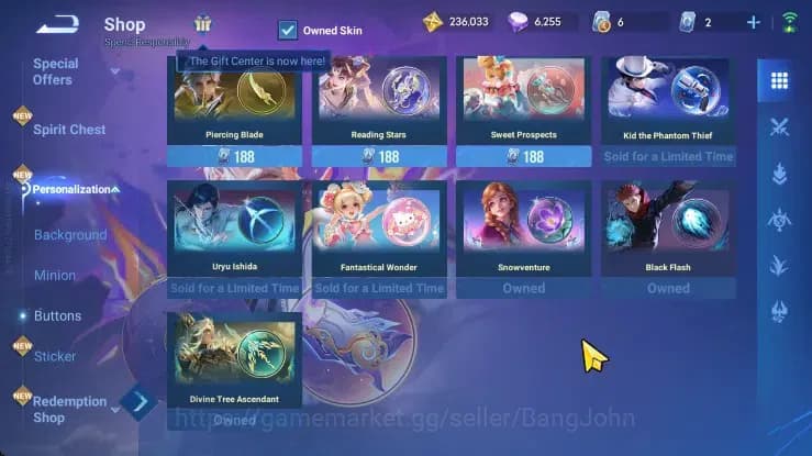 Honor of Kings Accounts Global HR112 SK230 |1 Mythic Stone|Conan Marcopolo image 7