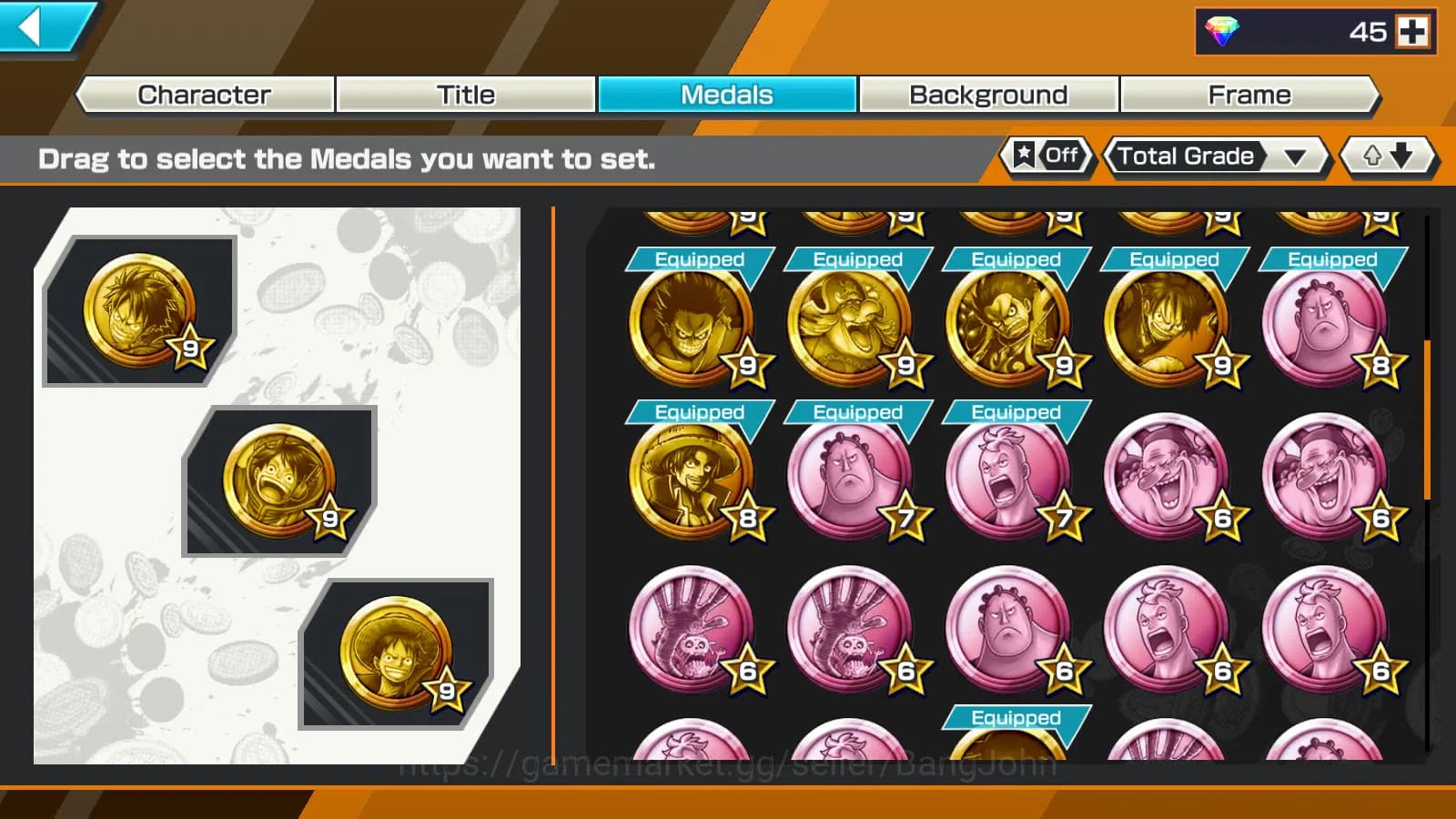 One Piece Bounty Rush Accounts Global | 4EX | 4Emperor teach ,the5elder saturn ,S image 4