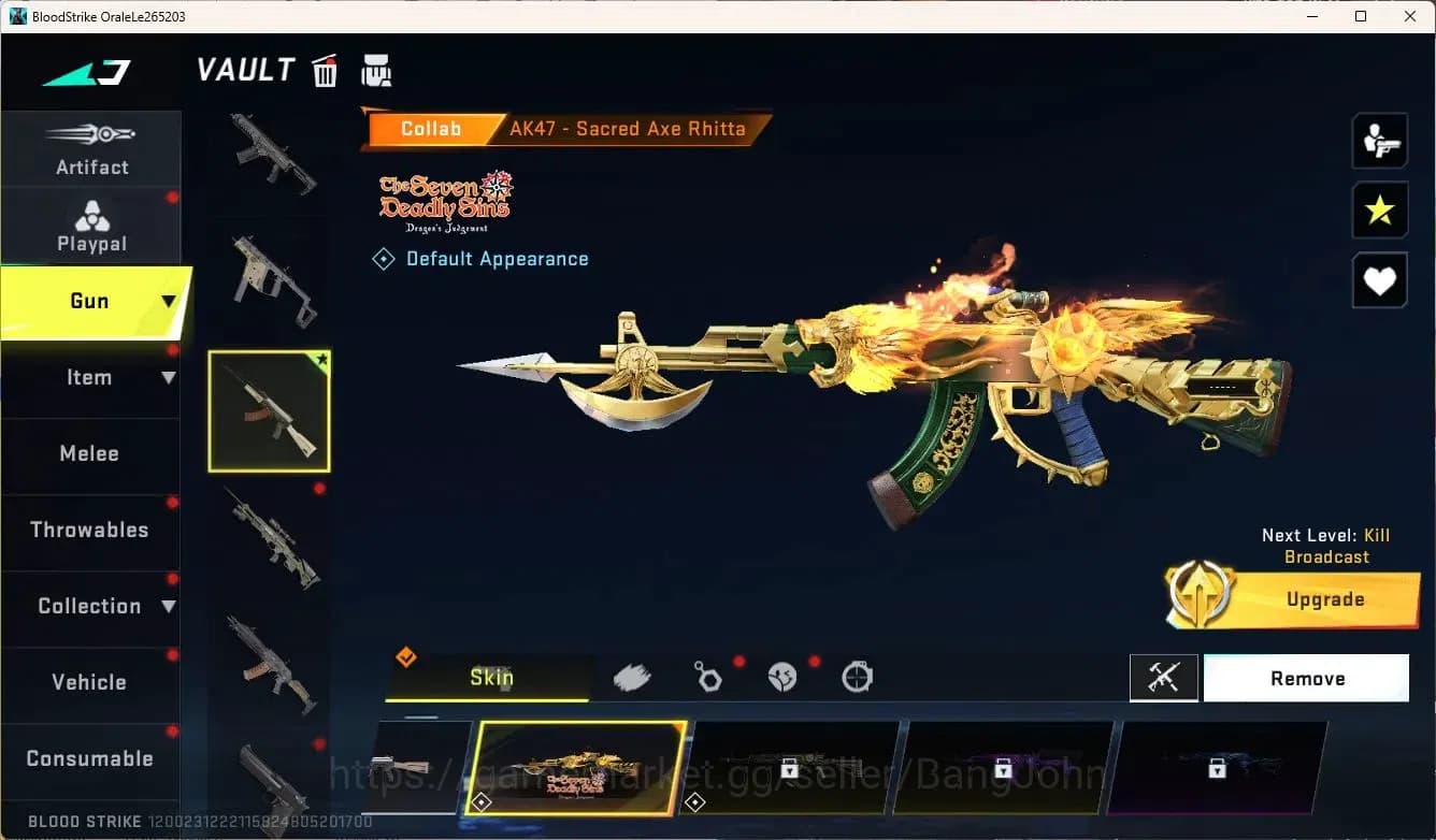 Blood Strike Accounts ASIA | 1 7DS: AK47|1 ULTRA: QBZ95|ULTRA STRIKER: E image 5