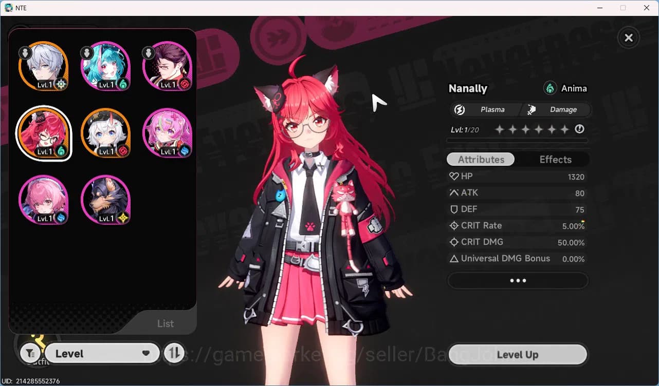 Neverness to Everness Accounts EU | Starter Lvl 3 | 2 S Nanally, Sakiri + 5 A Cha image 2