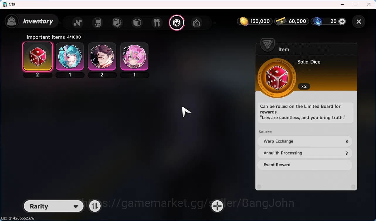 Neverness to Everness Accounts EU | Starter Lvl 3 | 2 S Nanally, Sakiri + 5 A Cha image 6