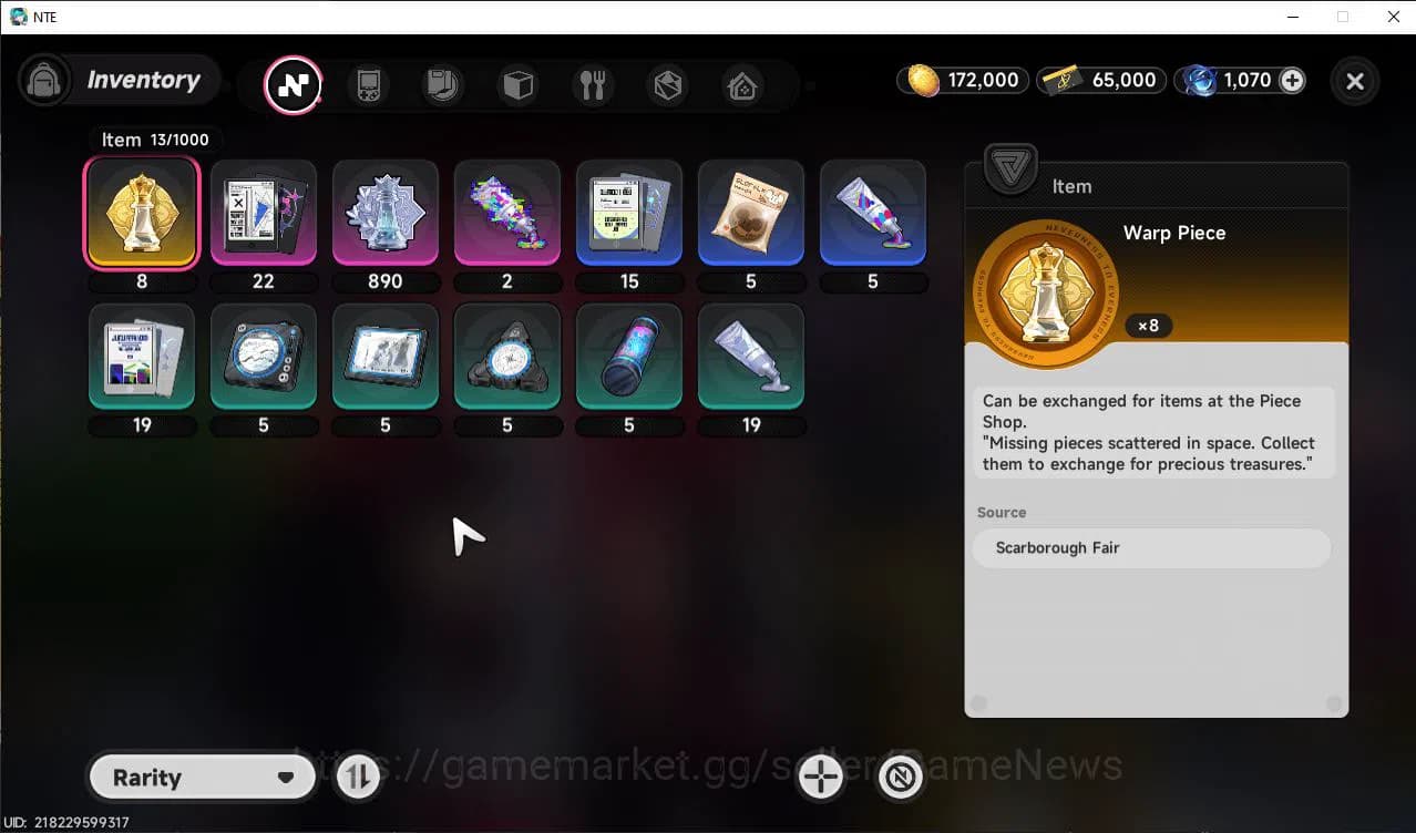 Neverness to Everness Accounts GLOBAL EU |HL 3| 1 SSR Limited Nanally |4 SR [Hani image 5