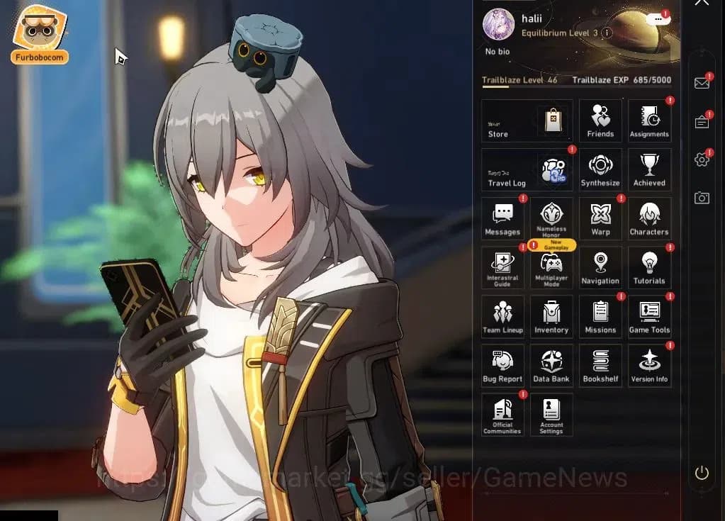 Honkai Star Rail Accounts Asia|TL 46|7 Limited|SW 999+Sign,Castorice,Huohuo, image 1