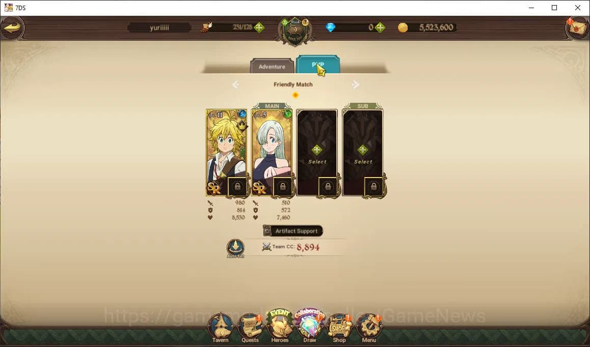 The Seven Deadly Sins: Grand Cross Accounts Global|352K CC|1 UR + Collab ReZero|Demon King Mel image 10
