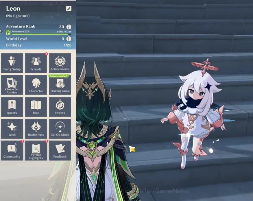 Genshin Impact Accounts ASIA|AR30|Starter|1Limited+20(*4Character)|Nefer,J image 1