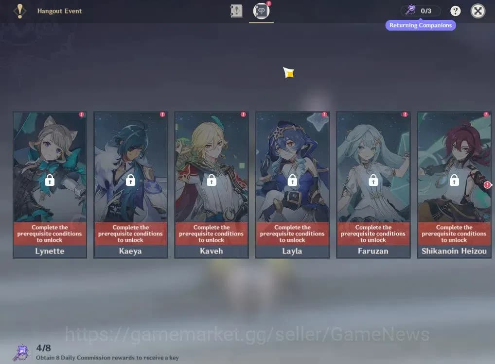 Genshin Impact Accounts ASIA|AR30|Starter|1Limited+20(*4Character)|Nefer,J image 13