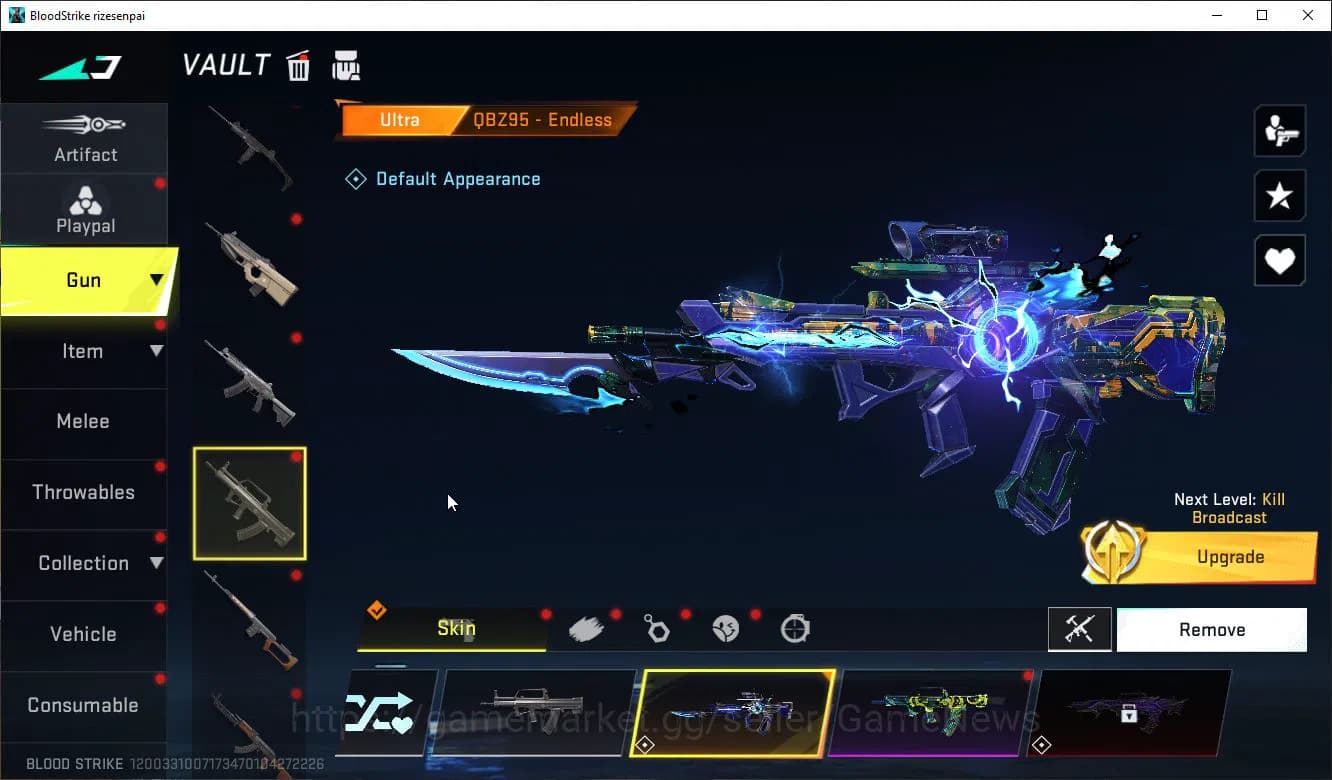 Blood Strike Accounts ASIA|Mele Katar-Claw of Oblivion+9 ULTRA(Ethan,VAL image 1