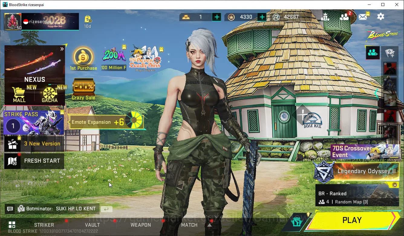 Blood Strike Accounts ASIA|Mele Katar-Claw of Oblivion+9 ULTRA(Ethan,VAL image 15