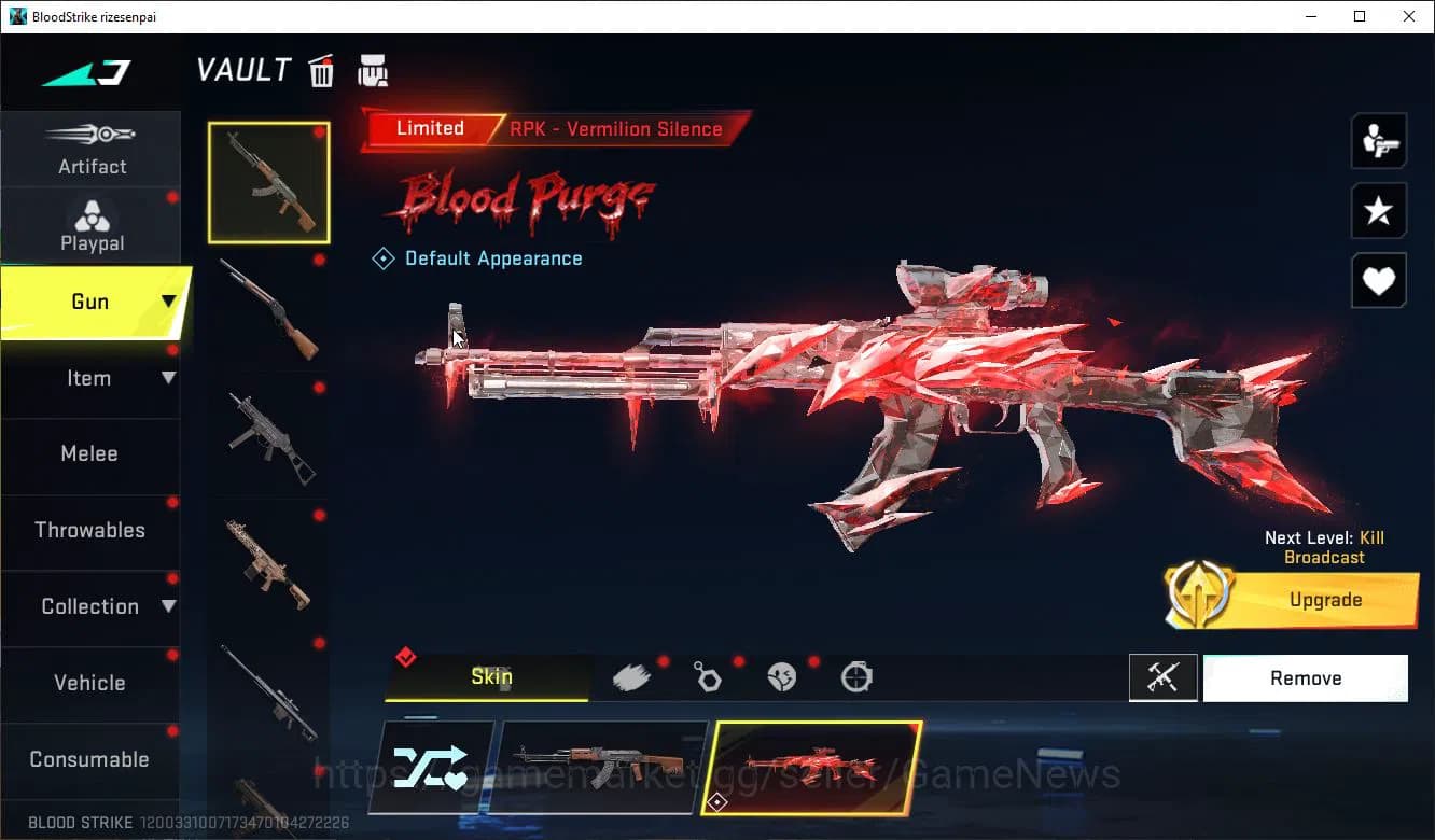 Blood Strike Accounts ASIA|Mele Katar-Claw of Oblivion+9 ULTRA(Ethan,VAL image 18