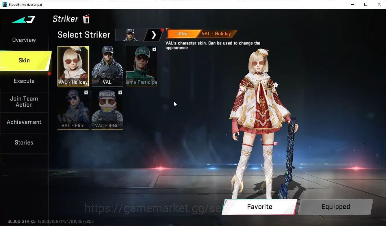 Blood Strike Accounts ASIA|Mele Katar-Claw of Oblivion+9 ULTRA(Ethan,VAL image 3