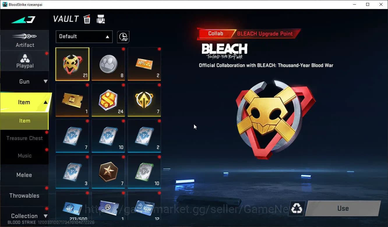 Blood Strike Accounts ASIA|Mele Katar-Claw of Oblivion+9 ULTRA(Ethan,VAL image 6