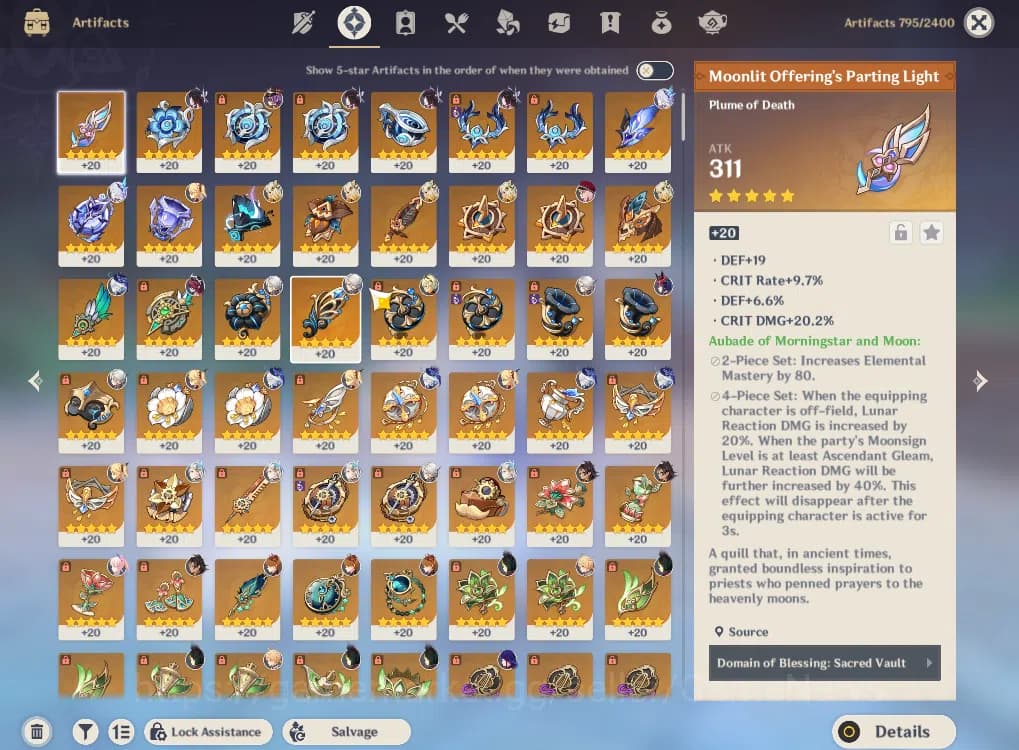 Genshin Impact Accounts ASIA|AR59|13Limited+13(*4Character)|3 PremTeam (Co image 11
