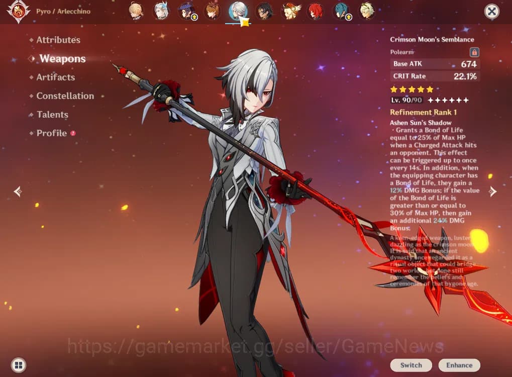 Genshin Impact Accounts ASIA|AR59|13Limited+13(*4Character)|3 PremTeam (Co image 4