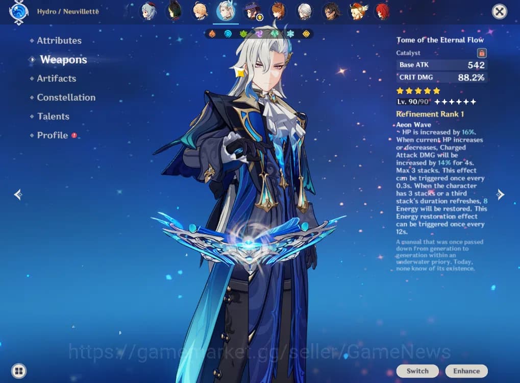 Genshin Impact Accounts ASIA|AR59|13Limited+13(*4Character)|3 PremTeam (Co image 5